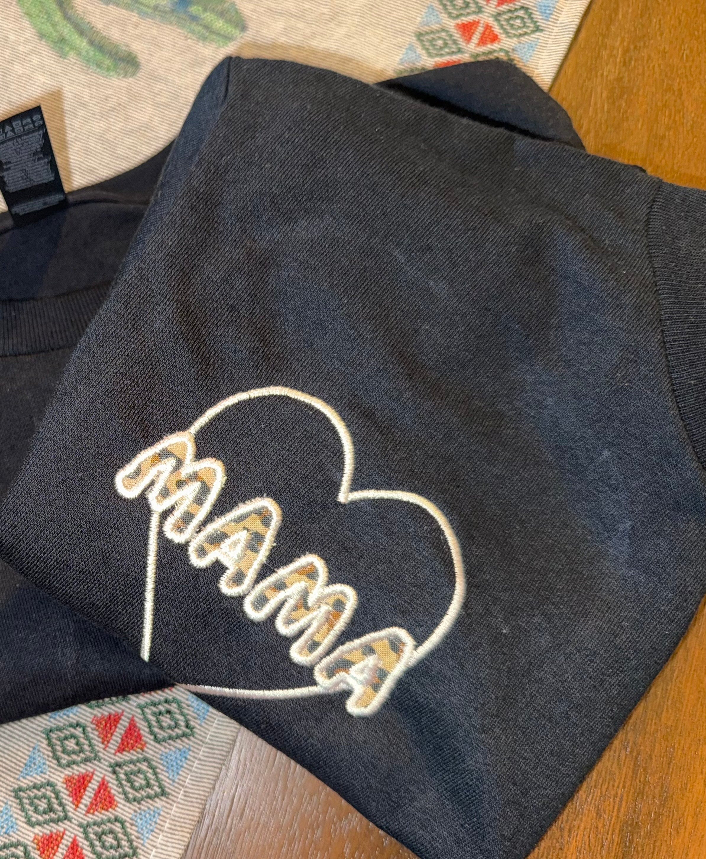 Mama Embroidered shirt
