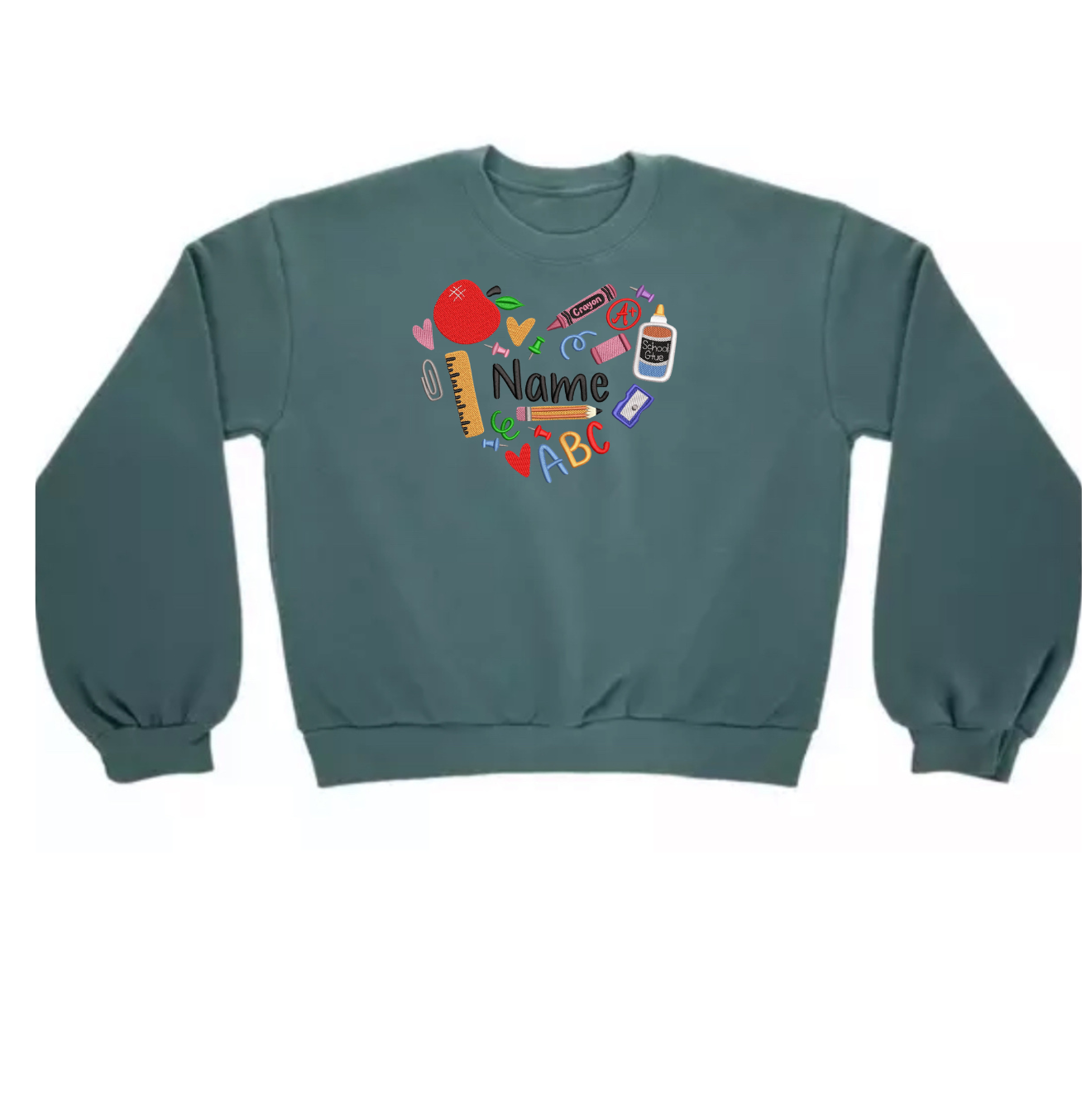Heart Teacher Sweatshirt