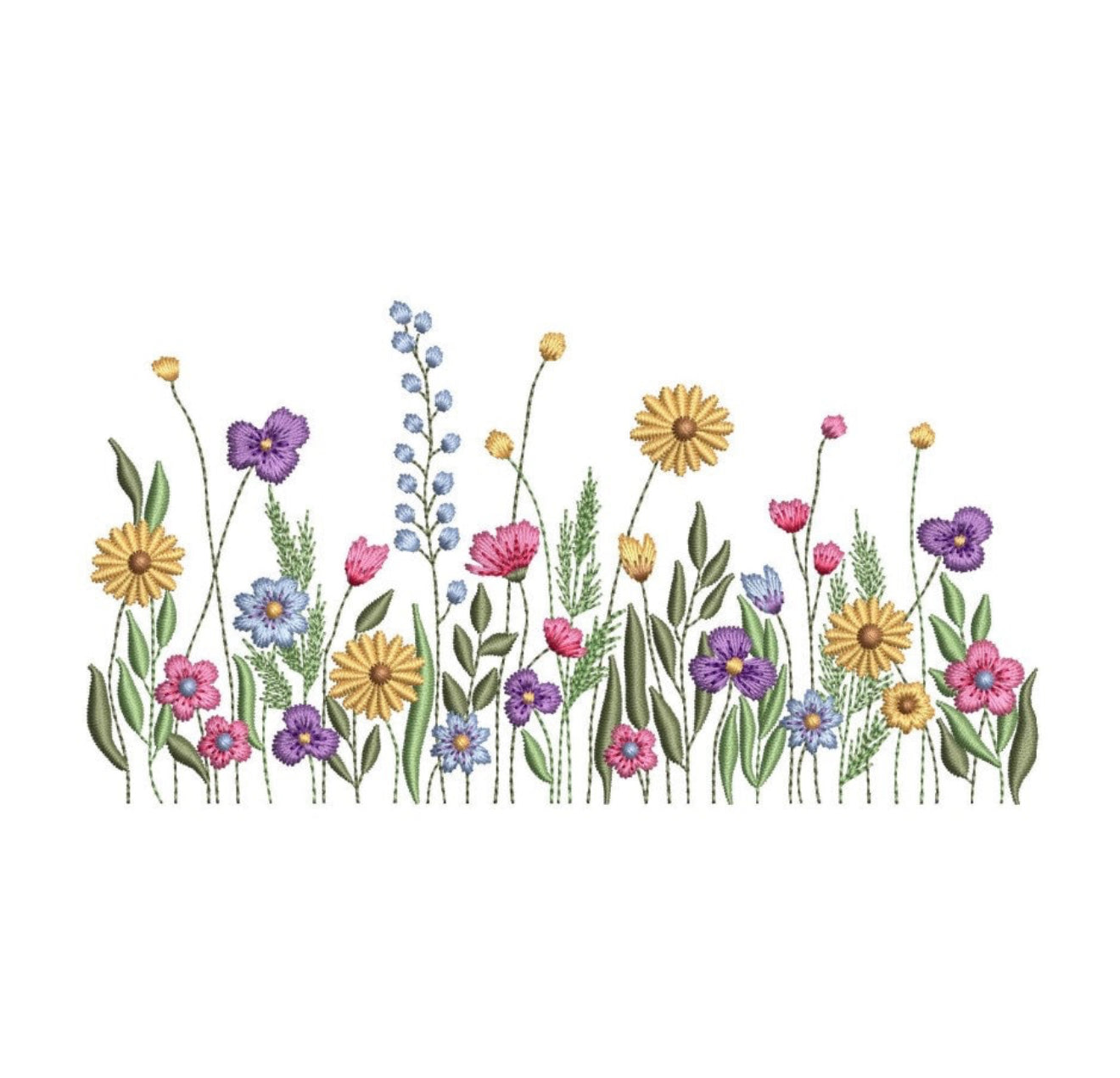 Embroidered Flower Bed Sweater