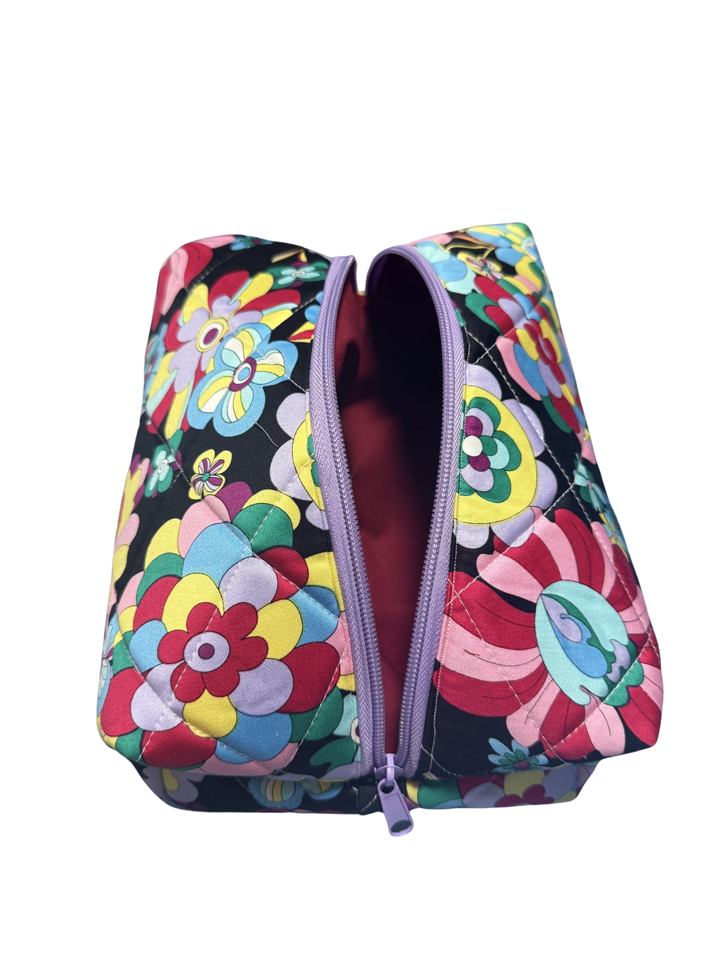 Flower Make Up Bag- Large