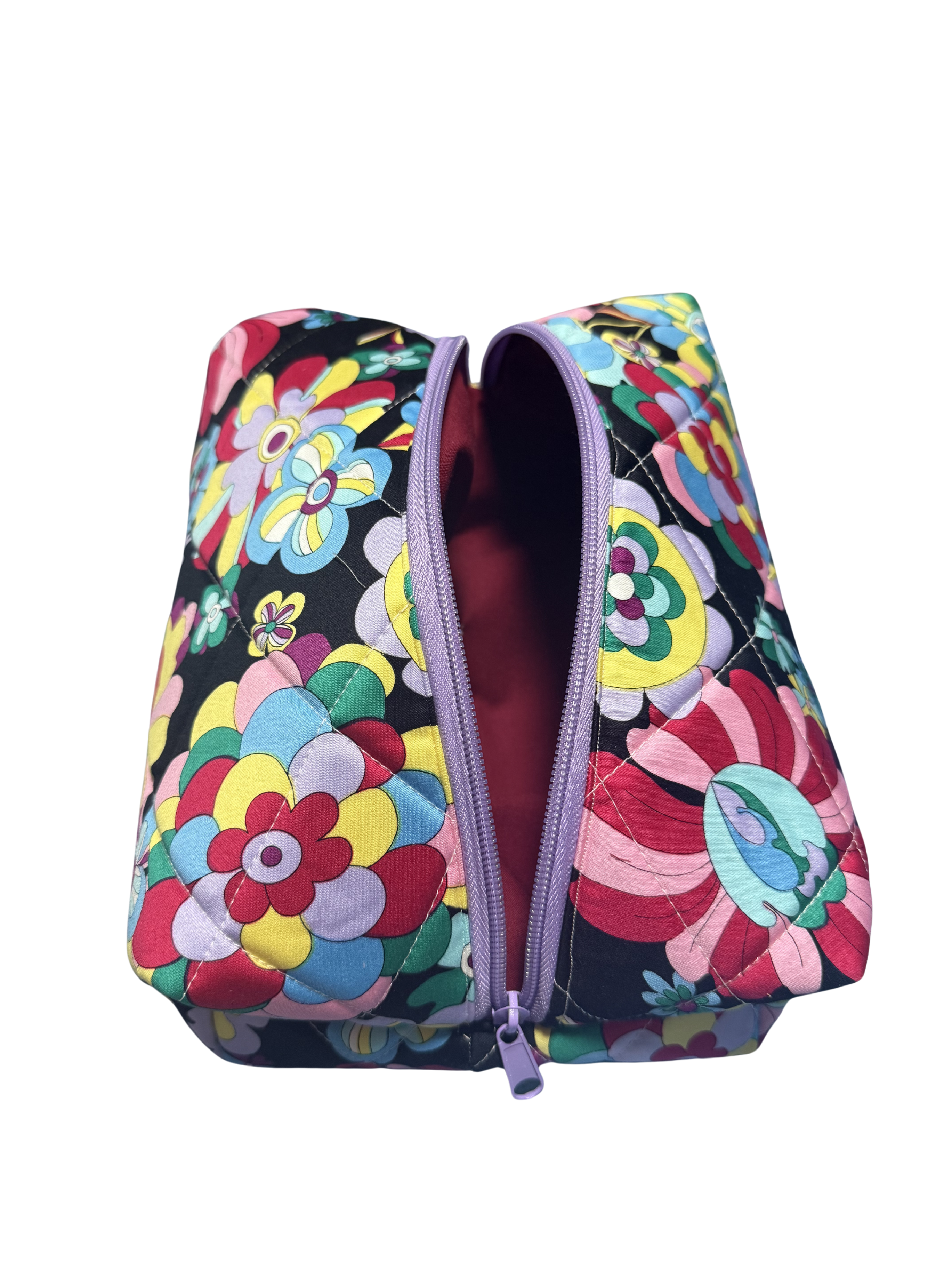 Flower Make Up Bag- Large