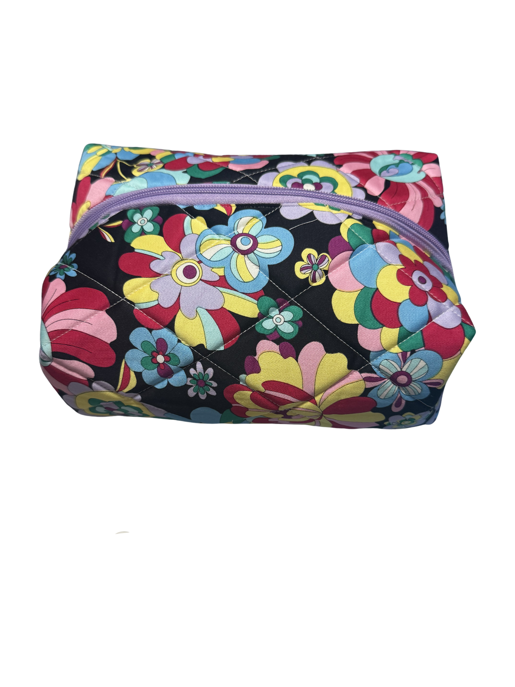 Flower Make Up Bag- Large