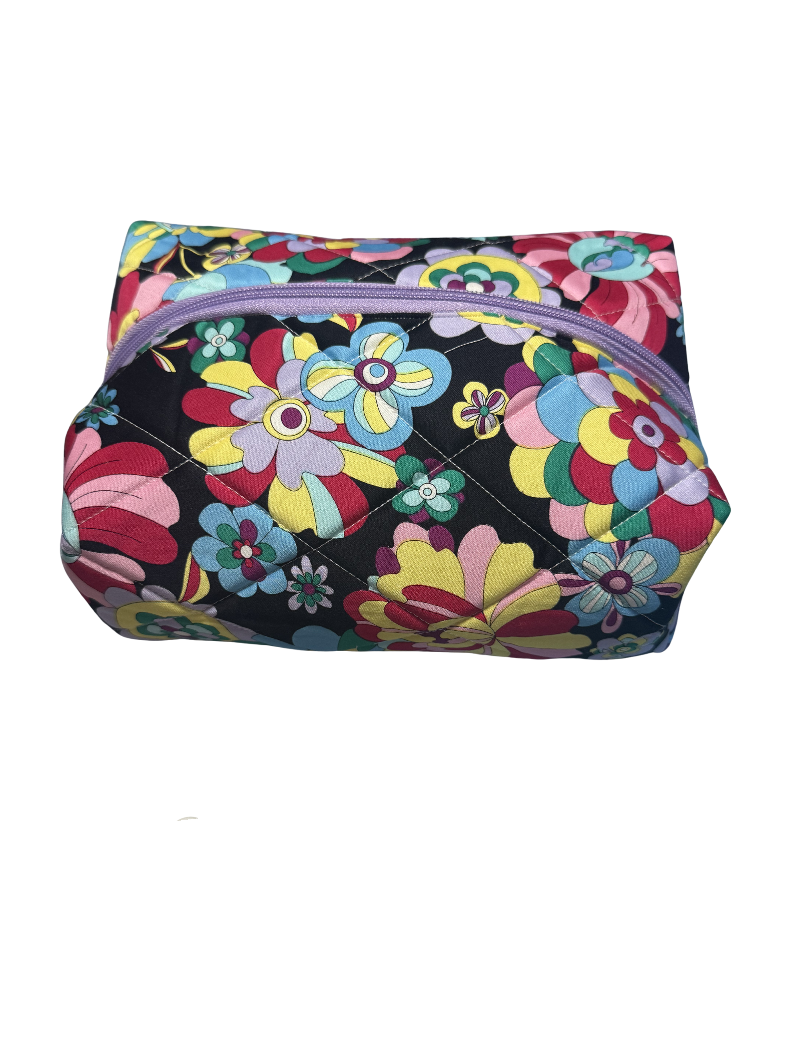Flower Make Up Bag- Large