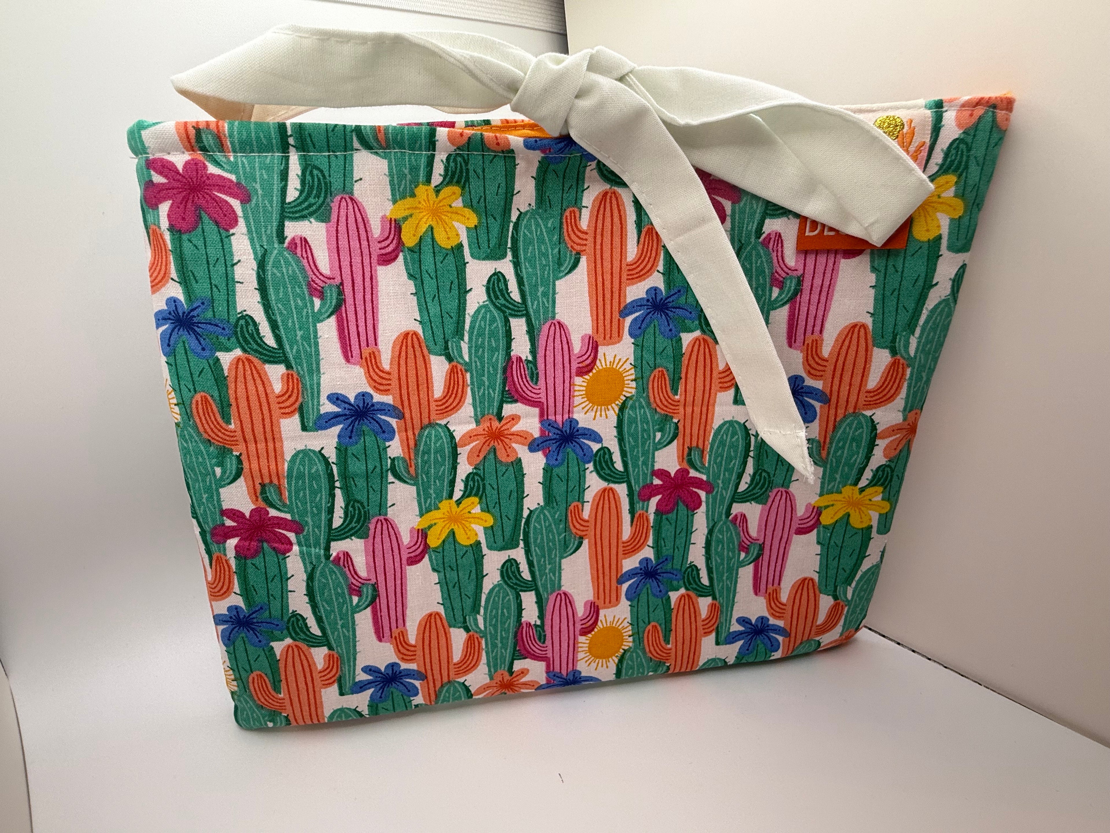 Cactus Print Book/Kindle Sleeve